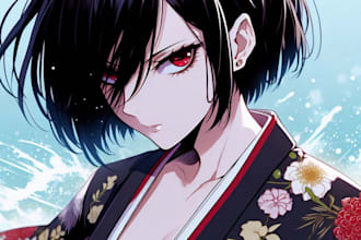 create an anime art for you
