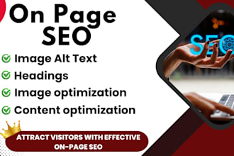 do on page SEO and technical optimization of your website