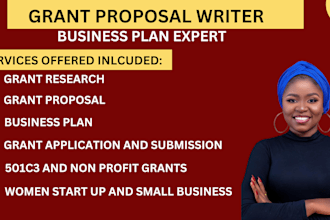 write grant proposals grant writing research grant application and business plan