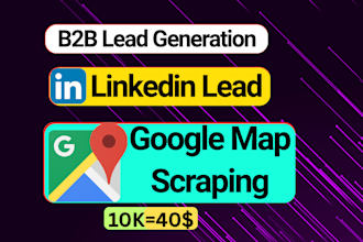 do b2b lead generation, google map scraping, lead scraping, email list building