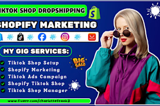tiktok shop dropshipping, do tiktok marketing, shopify sales tik tok shop ads