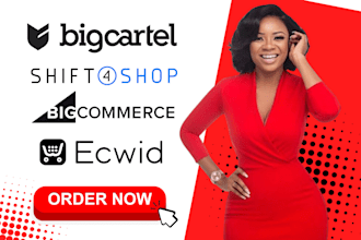 shift4shop  big cartel ecwid bigcommerce website design or redesign