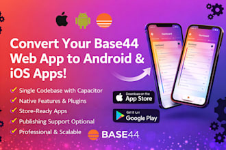 convert your base44 web app into android  ios with capacitor