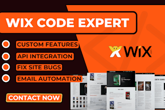 add custom CSS, javascript and HTML, business card with qr code, add wix code