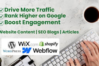 write wordpress website articles and blogs