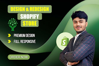 build shopify store design, shopify dropshipping store and shopify website store