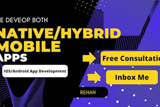develop both native and hybrid mobile applications