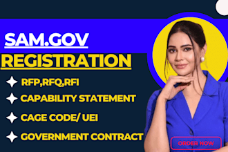 do sam gov registration, cage code, rfq capability statement rfp and resume