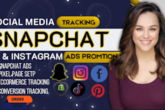 create snapchat ads tiktok pinterest tracking