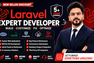 be your PHP developer and laravel expert in 9 dollars per hr