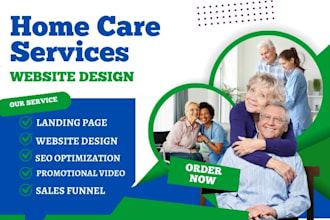 design home care website elderly care website medical website assisted living