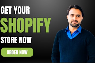 build shopify store or dropshipping ecommerce store