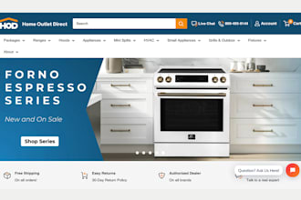 design home appliances shopify store home appliance kitchen appliance website