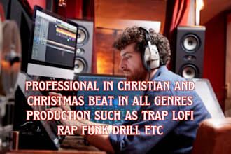 be your personal trap beat maker for christian christmas song and music producer