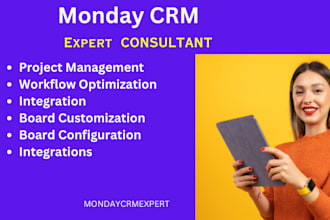 set up and customize your monday CRM, monday automation