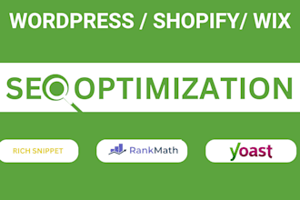 boost wordpress, shopify onpage SEO optimization schema markup, rich snippet