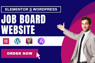 create a job board, recruitment agency job portal staff hiring wordpress website