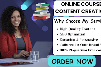 create online course content course creator course curriculum digital course