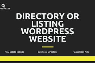 build directory and listing wordpress website