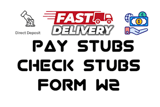 prepare pay stubs, tax return forms and salary slips