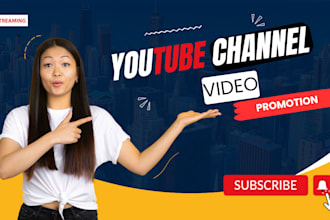 do organic youtube channel SEO and video promotion