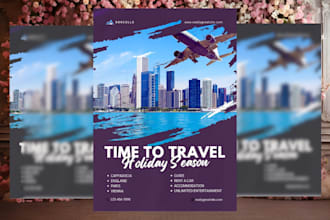create vintage, retro, advertising, unique travel poster