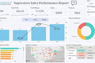 professional data visualization and custom dashboard