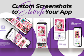 do fast, professional app store play store screenshots