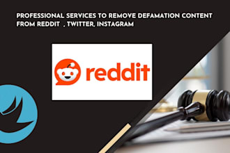 remove reddit defamation and negative content