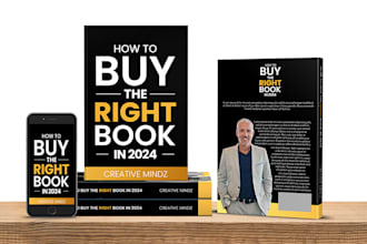 create a stunning cover design for ebooks, books, and audiobooks