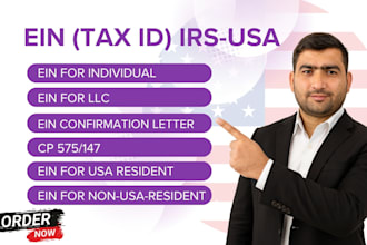 provide US ein registration and irs tax id service