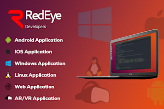 develop crossplatform apps for android ios windows linux web and ar VR