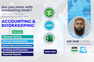 do bookkeeping in quickbooks and xero