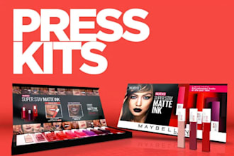 create eye catch one sheet, press kit, media kit, epk, social media kit, flyer