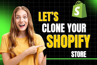 clone, design, redesign shopify store or convert PSD or figma design to shopify