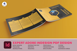 do professional adobe indesign layout for books, magazines, and brochures