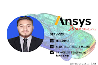 3d modeling and finite element analysis using ansys and solidworks