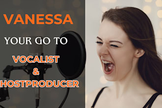 female pop singer, vocalist, ghost producer, for jazz, rock and edm