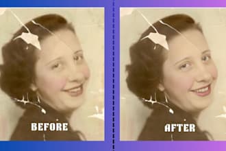do enhance, restore, upscale photos and image