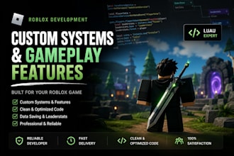 script custom systems for your roblox game