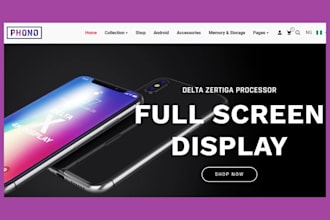 design affordable electronics shopify store smartphone accessories gadgets store