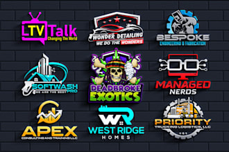 design creative logo for your business, company and website