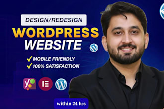 design or build responsive business wordpress website development