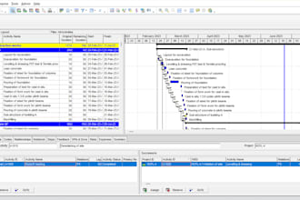 prepare project plan gantt chart wbs using primavera p6