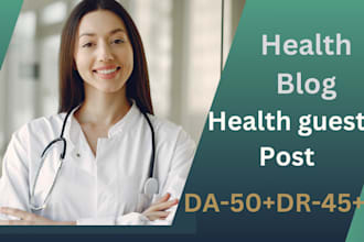 do high da health guest post with authority backlinks