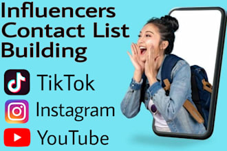 find tiktok, instagram and youtube influencers for your brand