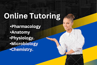 teach you anatomy, physiology, microbiology, pharmacology and medical research