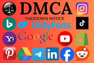 send dmca takedown notice tiktok, reddit,google,ig,fb,yt,onlyfan,shopify by dmca
