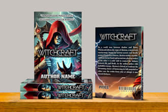 design an epic fantasy sci fi cover for you