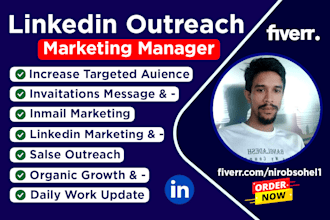 do linkedin outreach campaign and b2b lead generation